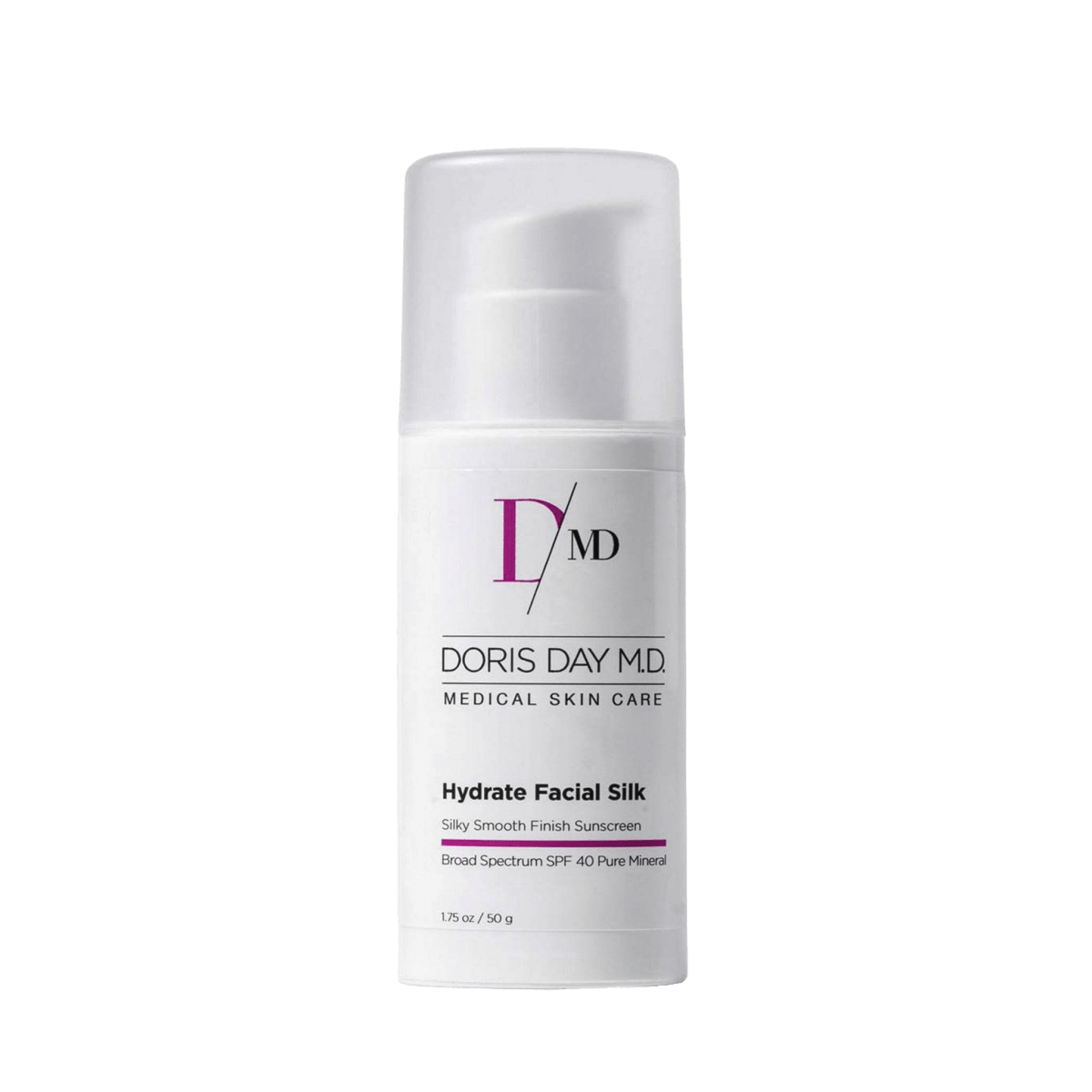 DORIS DAY MD SKINCARE Face 51.75 ml | 1.75 oz Hydrate Facial Silk Mineral Sunscreen