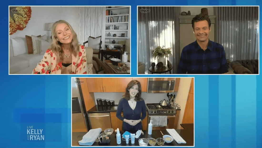 LIVE with Kelly and Ryan - Stay at Home Face Care
