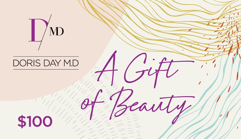 DORIS DAY MD SKINCARE giftcard $100.00 Gift Card 100: A Gift of Beauty