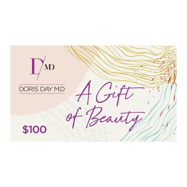 DORIS DAY MD SKINCARE giftcard $100.00 Gift Card 100: A Gift of Beauty